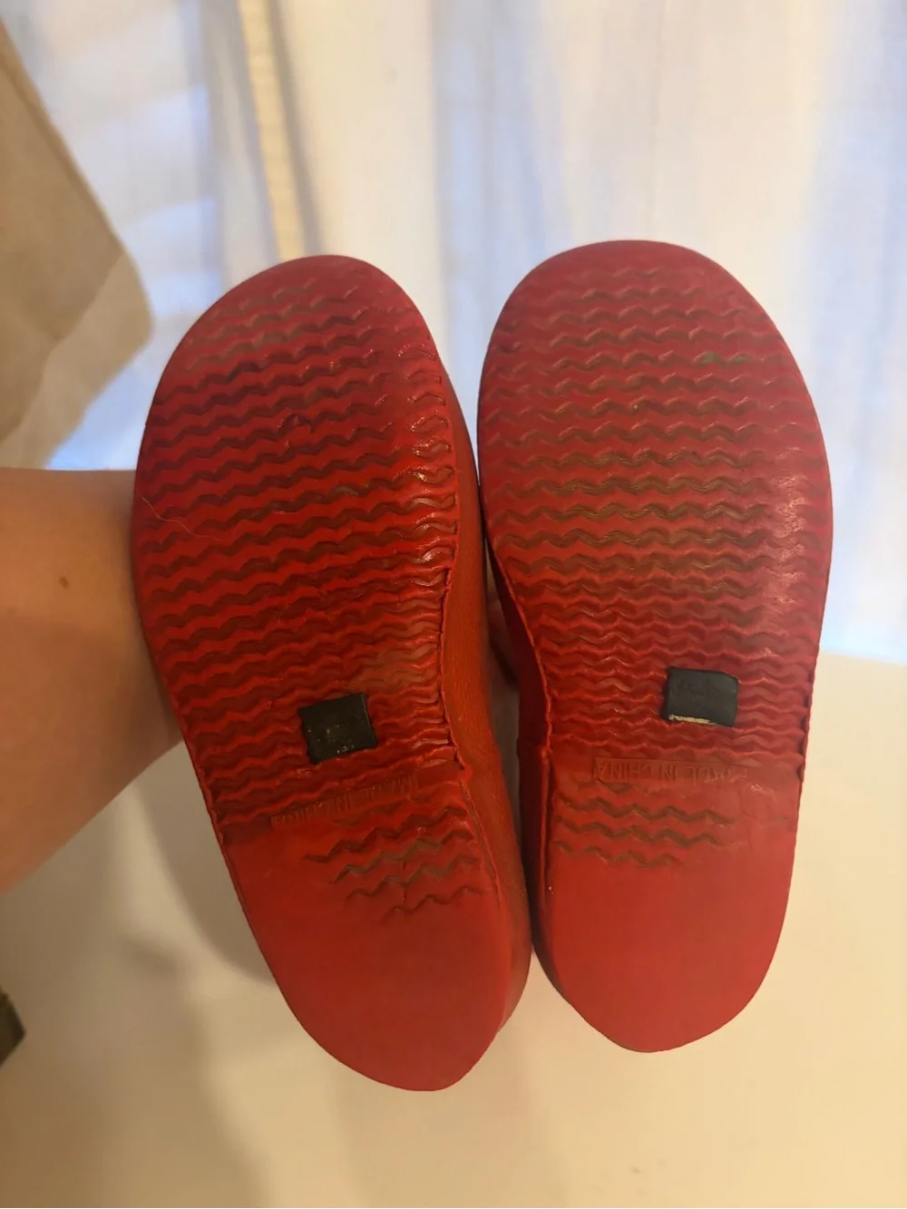 Hunter Toddler Orange-Red Rubber Rain Boots